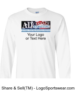 Gildan Adult Ultra Cotton Long Sleeve T-Shirt  Design Zoom