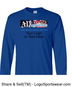 Gildan Adult Ultra Cotton Long Sleeve T-Shirt  Design Zoom