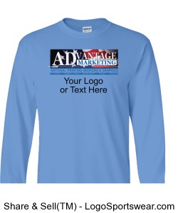 Gildan Adult Ultra Cotton Long Sleeve T-Shirt  Design Zoom