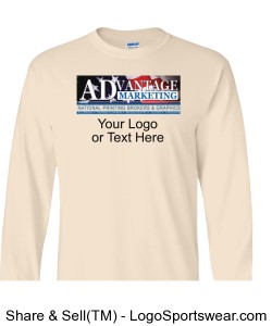 Gildan Adult Ultra Cotton Long Sleeve T-Shirt  Design Zoom